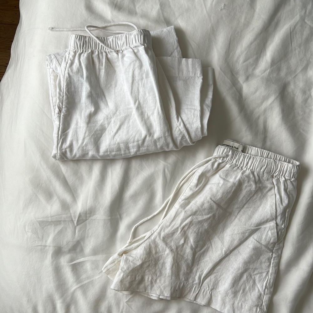 Linen shorts/pants bundle